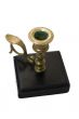 Bronze candlestick isolated