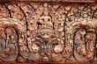 Carving of gopura at Banteay Sreiz, Cambodia
