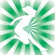 woman jump