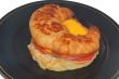 ham and cheese breakfast sandwich