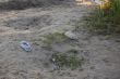 shoes left on the sand