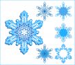 vector snowflakes