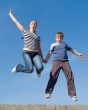 jumping family