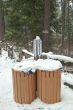 garbage cans