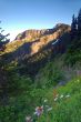 in the mountains