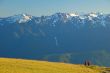 Couple on the hiking trail