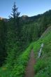 in the mountains