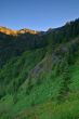 in the mountains