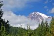 August mountain landscape