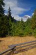 August mountain landscape