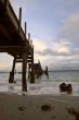 pier on a stormy day