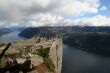 View on the Lysefjord, Norway, from Preikestolen