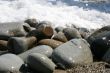 Wet sea stones