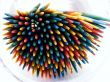 colored toothpicks