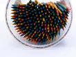 Colored toothpicks