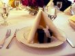wedding reception dinner plate setting