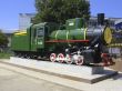 Historical steam locomotives. Factory `Shkoda`