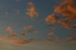 Orange clouds