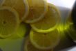Lemon slices and alcohol