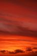 Bright red sky