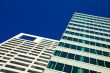 corporate office building closeup
