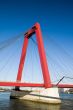 big red suspensionbridge
