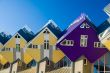 abstract modern architecture cube houses