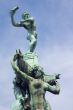 antwerp statue mythical hero