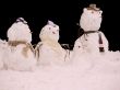 snowmen isolated