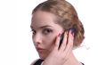 pretty with cell phone
