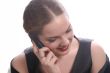 pretty with cell phone