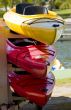 Colorful Boats on a Trailer.