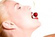Biting cherries