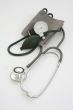 sphygmomanometer and stethoscope