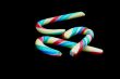Striped candy canes.