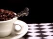 Silver Spoon With Coffee Beans