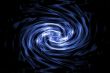 Black And Blue Swirled Together