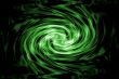 Black And Green Swirled Together