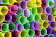 Colored straws.
