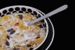 Muesli with milk.