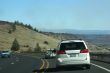 Mountain road, light traffic
