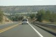 Traffic blur, white car