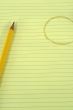 Notepad and Coffee Stain
