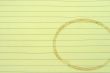 Blank Page with Coffee Stain