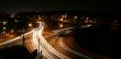 Highway intersection at Night