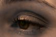 Close up of a woman`s eye