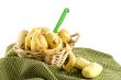 basket with potatoes