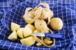 Peeling potatoes