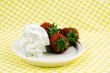 strawberries with whipped cream