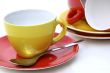 Cup and saucer.